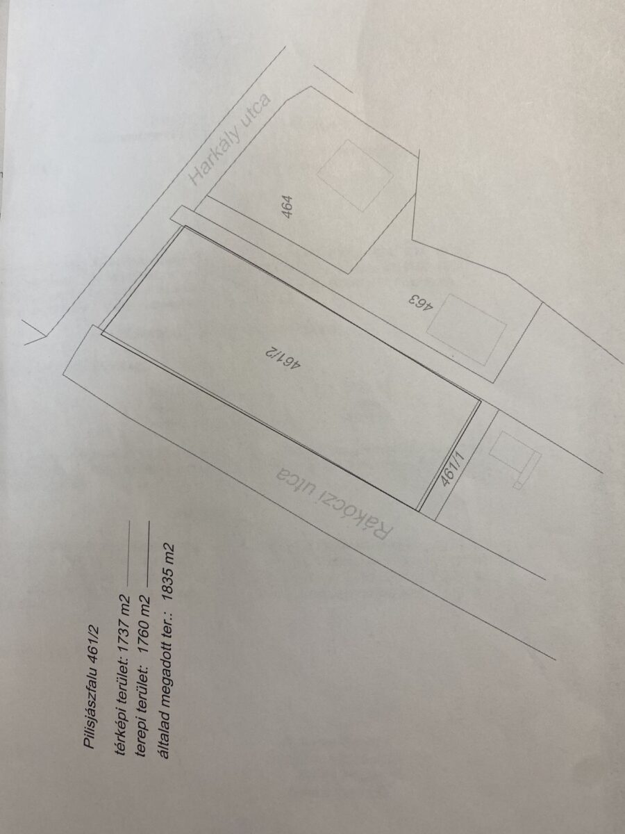 Pilisjászfalu, Rákóczi Ferenc utca Eladó lakóövezeti telek